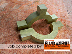 Vancouver Island Waterjet Cutting applications for brass cutting