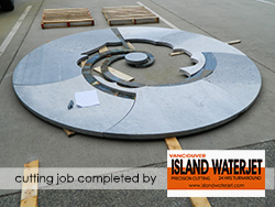 Vancouver island Waterjet applications for marble cutting