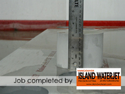 Vancouver Island Waterjet applications for Aluminum Cutting