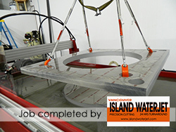 Vancouver Island Waterjet Cutting applications for Aluminum Cutting