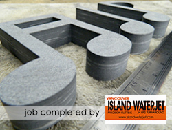 Vancouver Island Waterjet applications for stone cutting
