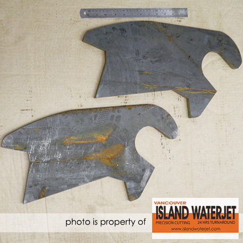 Waterjet Cutting Excavator Bucket Ears